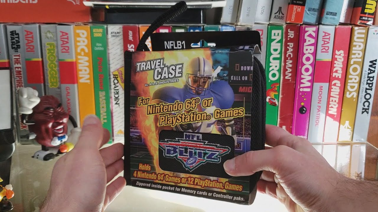 NFLB1 N64 / PS1 PlayStation Carrying Case / Wallet, ALS Industries