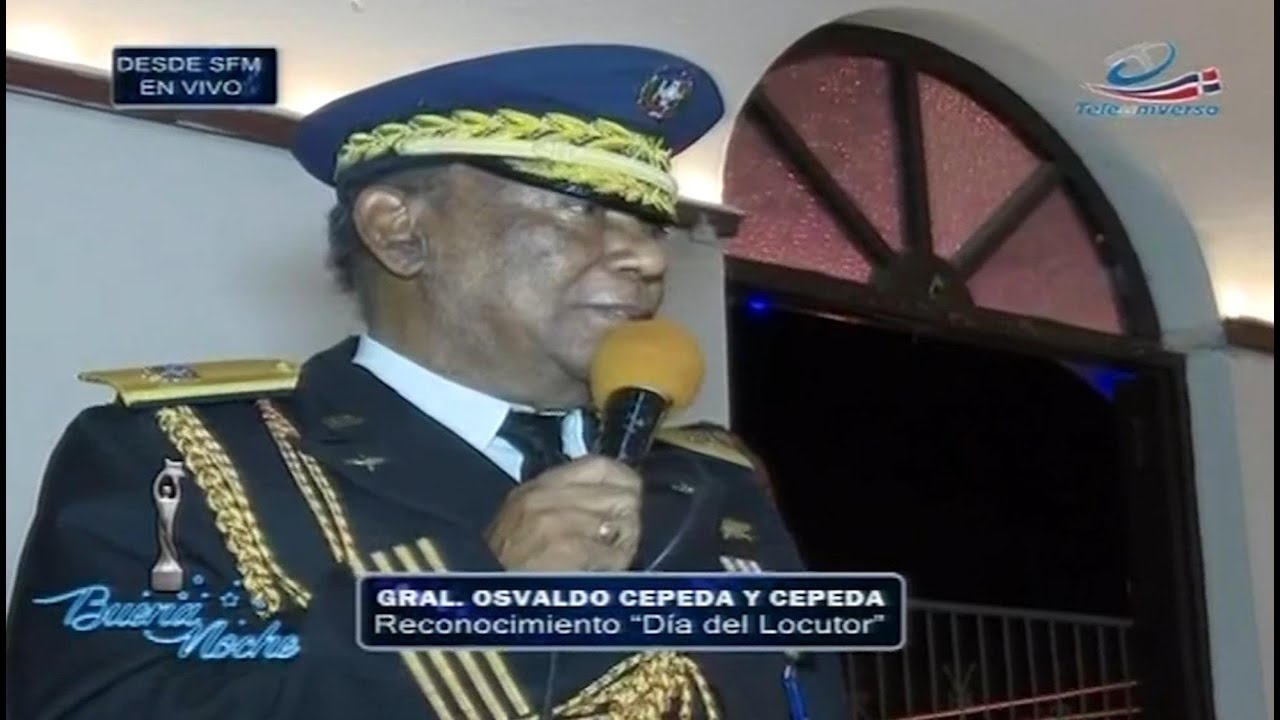 Gral. Osvaldo Cepeda y Cepeda en el Reconocimiento de 