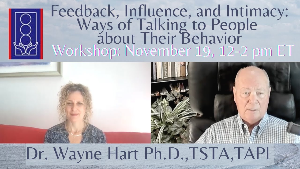 Announcement of USATAA Workshop Series with Dr. Wayne Hart Ph.D., TSTA, TAPI