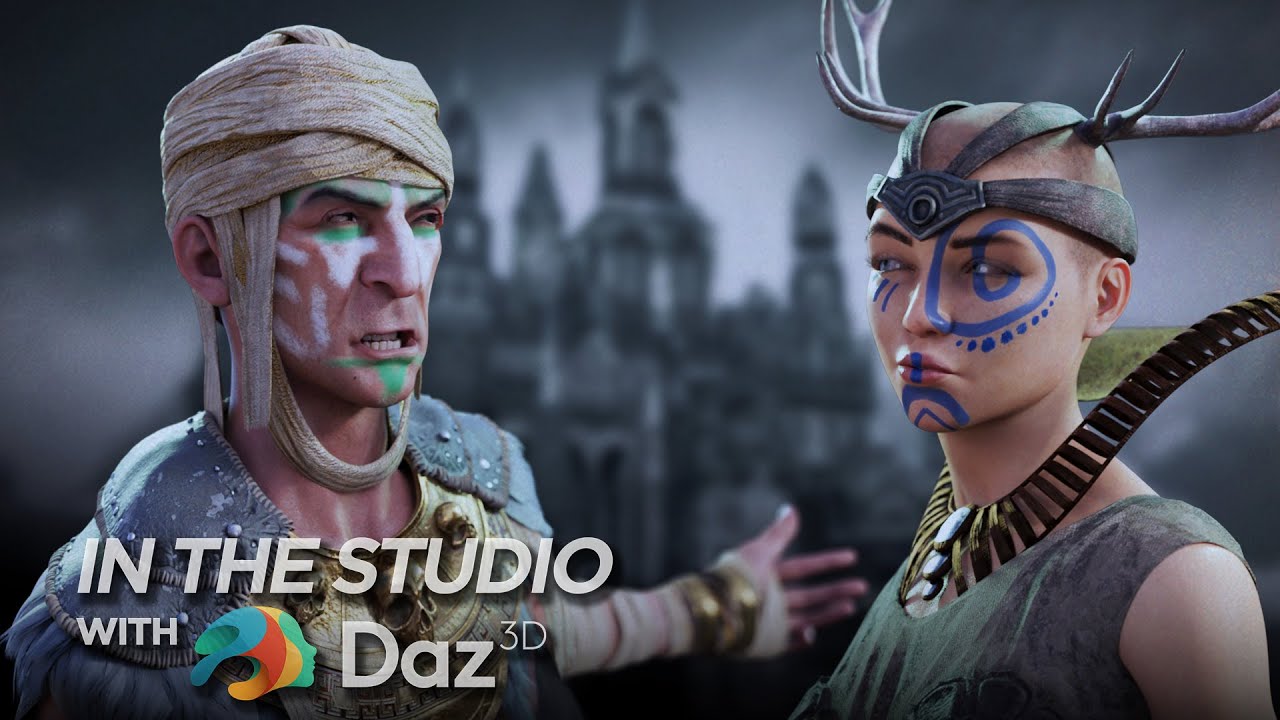 Face and Body Painting with Substance Painter - In the Studio with Daz 3D