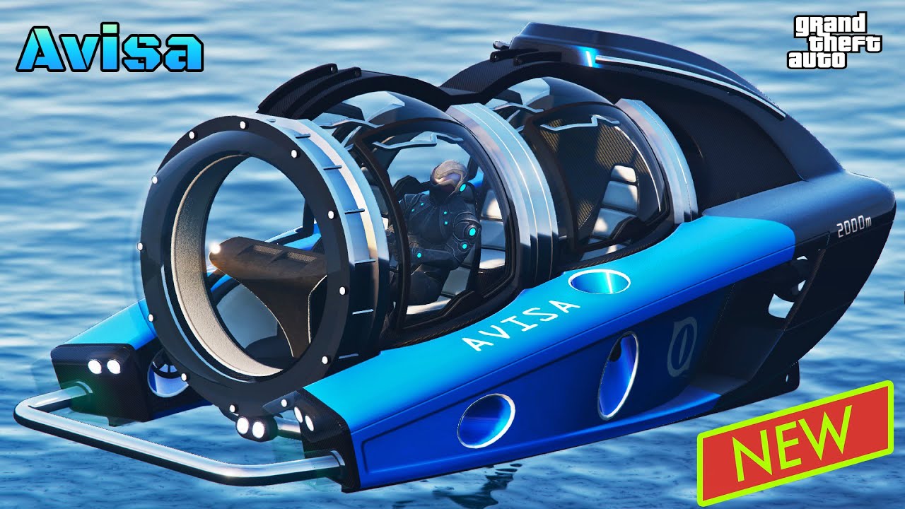 Обзор НОВОЙ подводной лодки Avisa | GTA Online | Ограбление Кайо-Перико | DLC