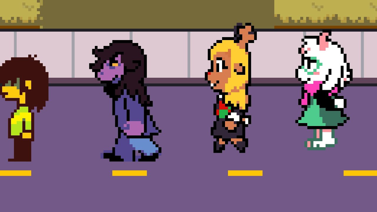 So, I put Ralsei and Noelle to the LIGHT World [Deltarune chapter 2]
