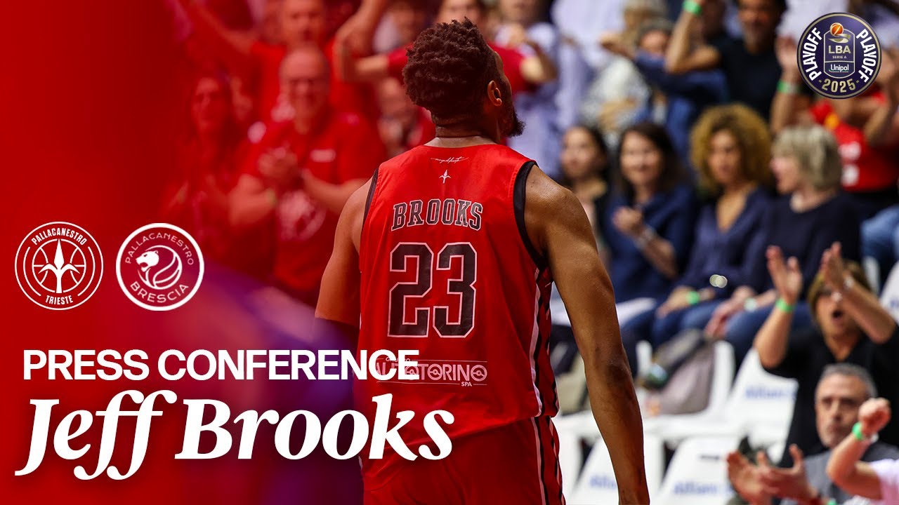 PALLACANESTRO TRIESTE - GERMANI BRESCIA | BROOKS PRESS CONFERENCE🔴🎙️