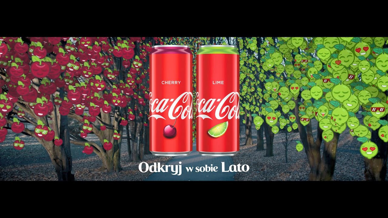 Odkryj w sobie lato z Coca-Cola Lime i Coca-Cola Cherry!