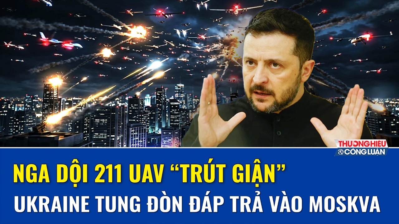 “Mưa” Shahed vùi dập Kiev: Nga tung 211 UAV tất tay, Moskva rúng động trước đòn đáp trả