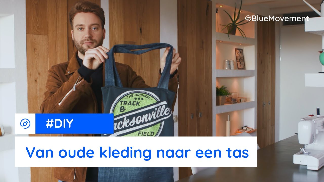 Zelf een tas maken: geef oude kleding een tweede leven! | DIY | Duurzaam met BlueMovement