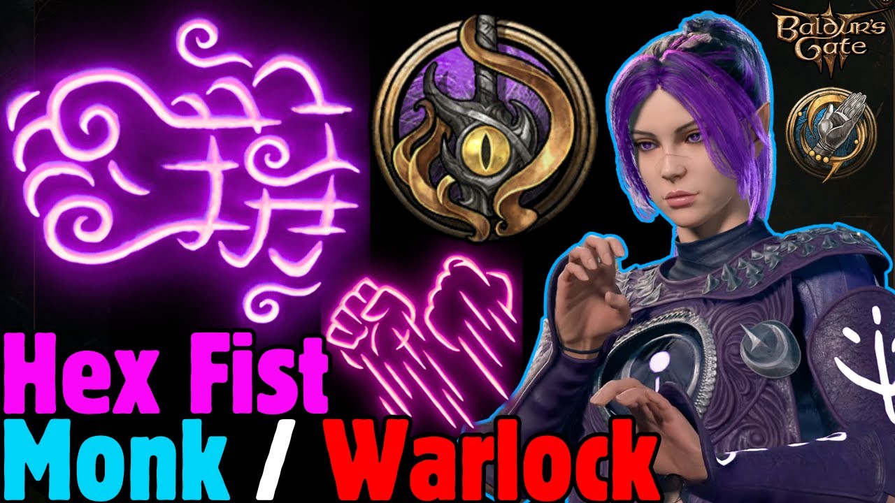 OP HEX FIST Monk Warlock Build - Baldur's Gate 3