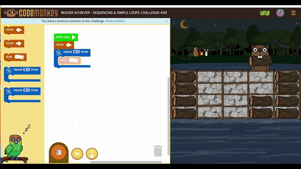 Beaver Achiever Sequencing and Simple Loops 30