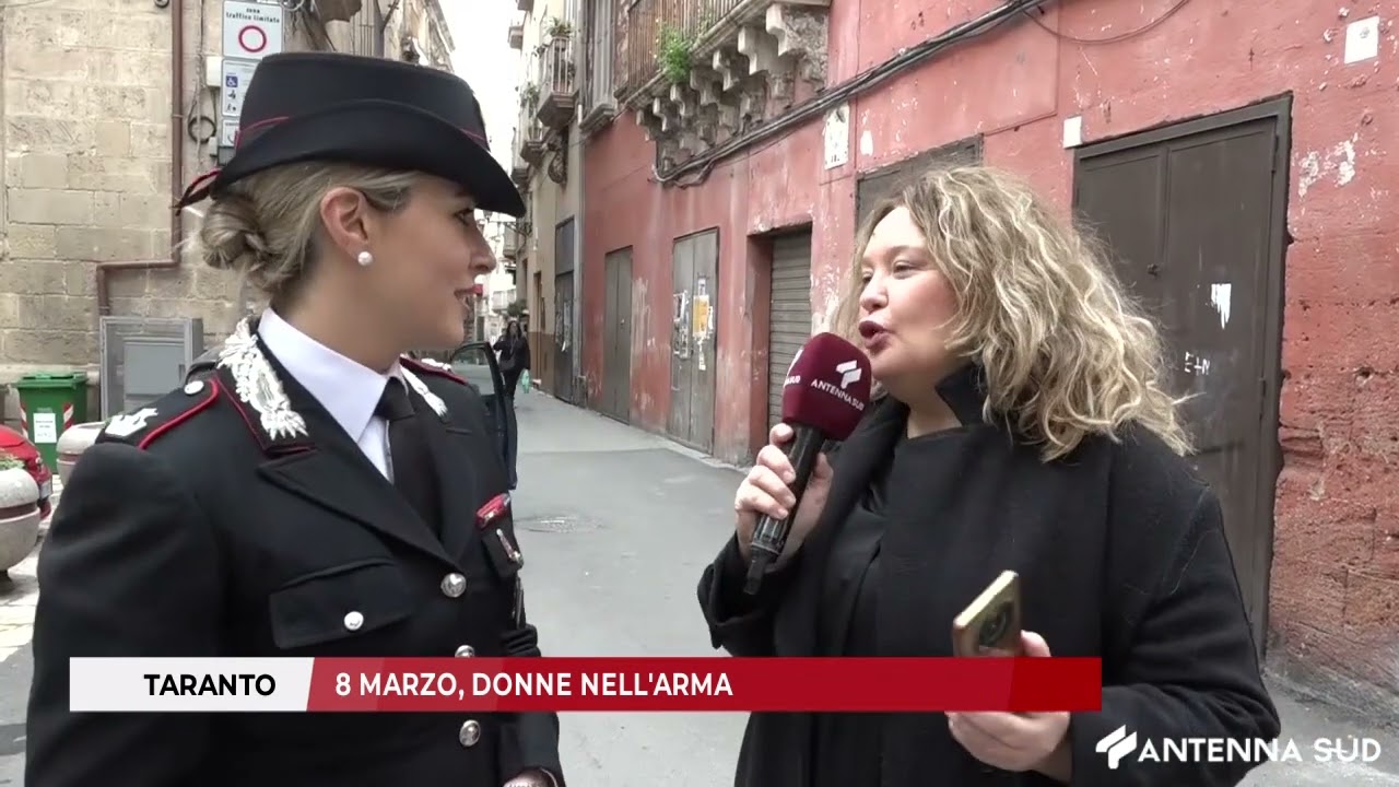 07 MARZO 2026 -  TARANTO: 8 MARZO, DONNE NELL'ARMA