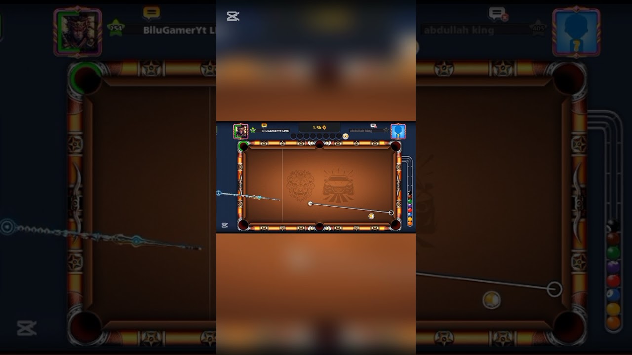 8 Ball Pool Epic Trickshot #8ballpool #epicgame #8ballpooltrickshots #gaming