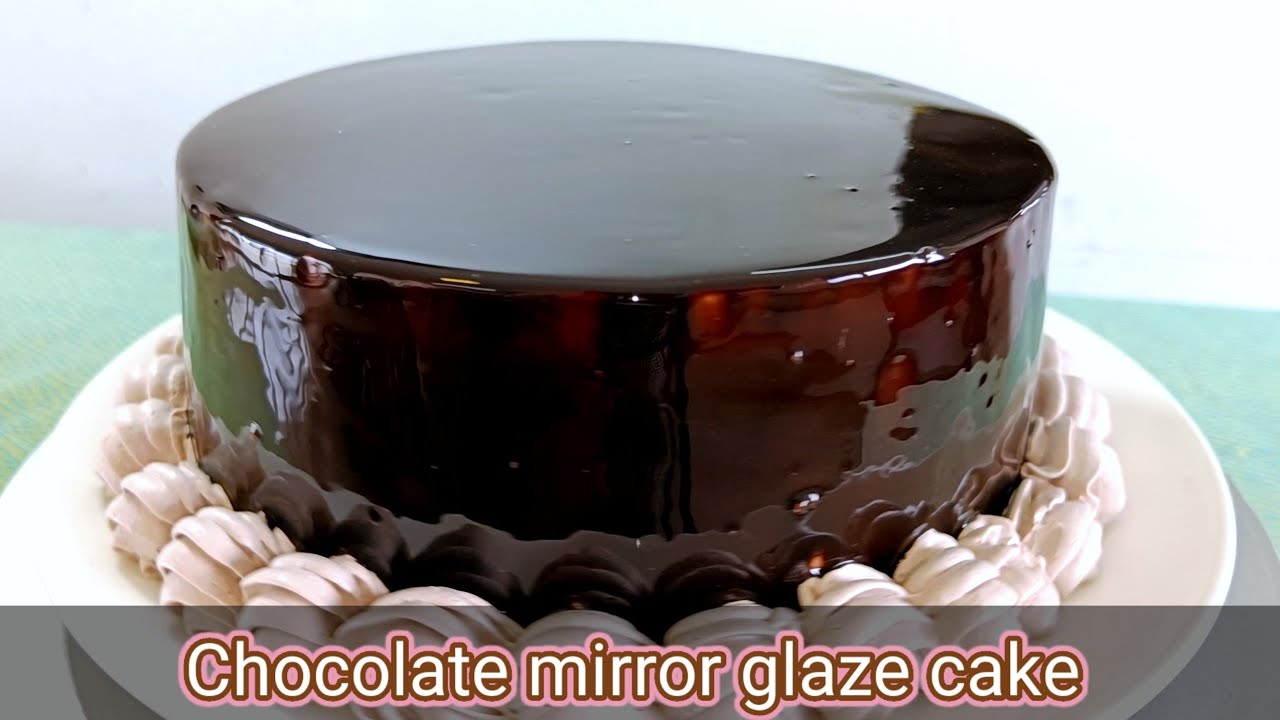 Chocolate mirror glaze cake recipe | how to make chocolate cake |