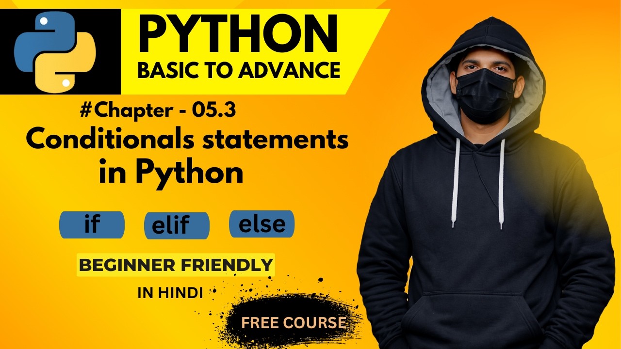 Python IF ELIF ELSE Explained 🔥 | Multiple Conditions in Python (Hindi) #coding #python #education