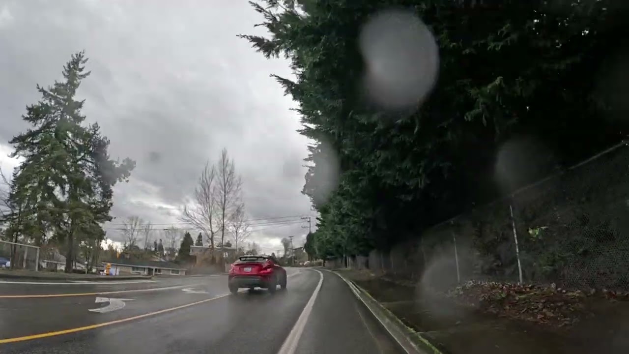 A rainy ride to Seatac, WA