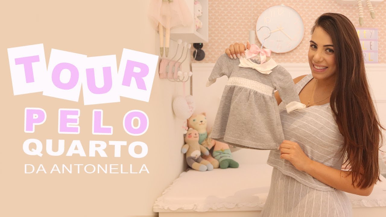 Tour pelo quarto da Antonella