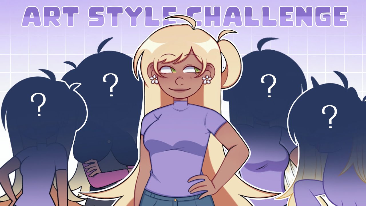 Drawing my OC in 5 different art styles challenge!! // (MLP, Cookie Run and more!)