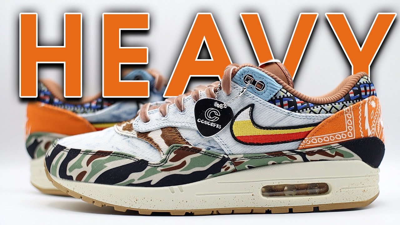 Concepts X Nike Air Max 1 SP 'Heavy' Detailed Review