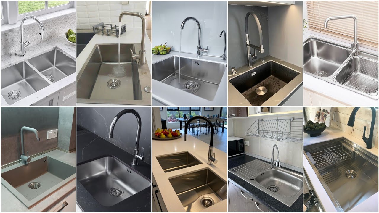 Modern Kitchen Sink Design for Indian Homes | Double Bowl Kitchen Sink Designs for Modular Kitchen