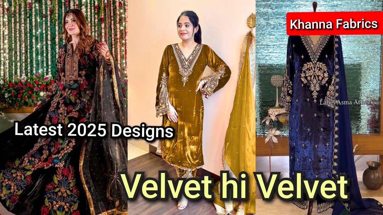 VELVET Ka Dhamaka🔥Open Rate challenge🔥Pure 9000 velvet At khanna Fabrics free ship Single Available 