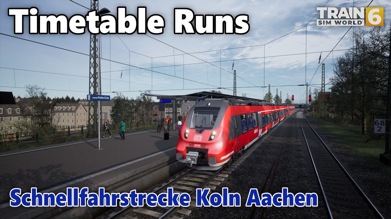 Koln Aachen Before Remaster - Some Timetable Runs ~ TSW6