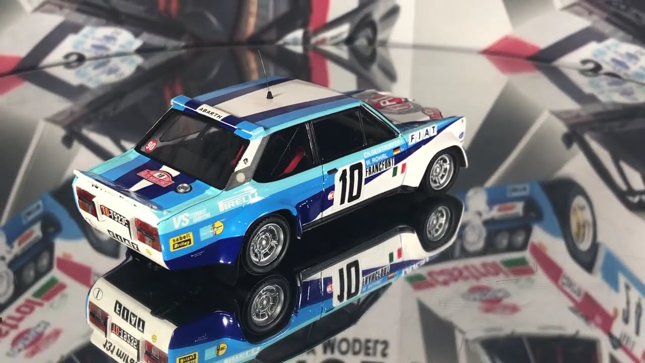 RRFR23 Trofeu 1/43 Röhrl/Geistdorfer Fiat 131 Abarth Winner Rallye Automobile Monte-Carlo 1980