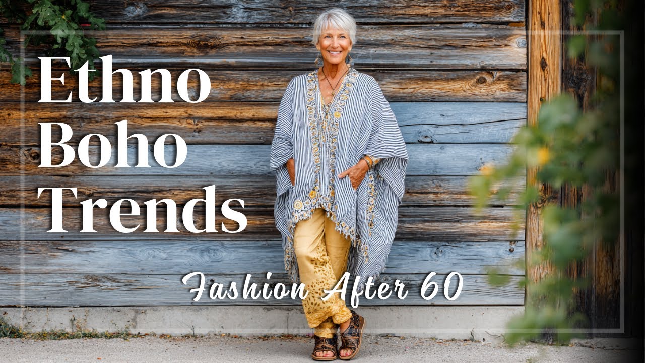 Ethno-inspired fashion trends for seniors 🌿 cultural elegance with boho-luxe flair