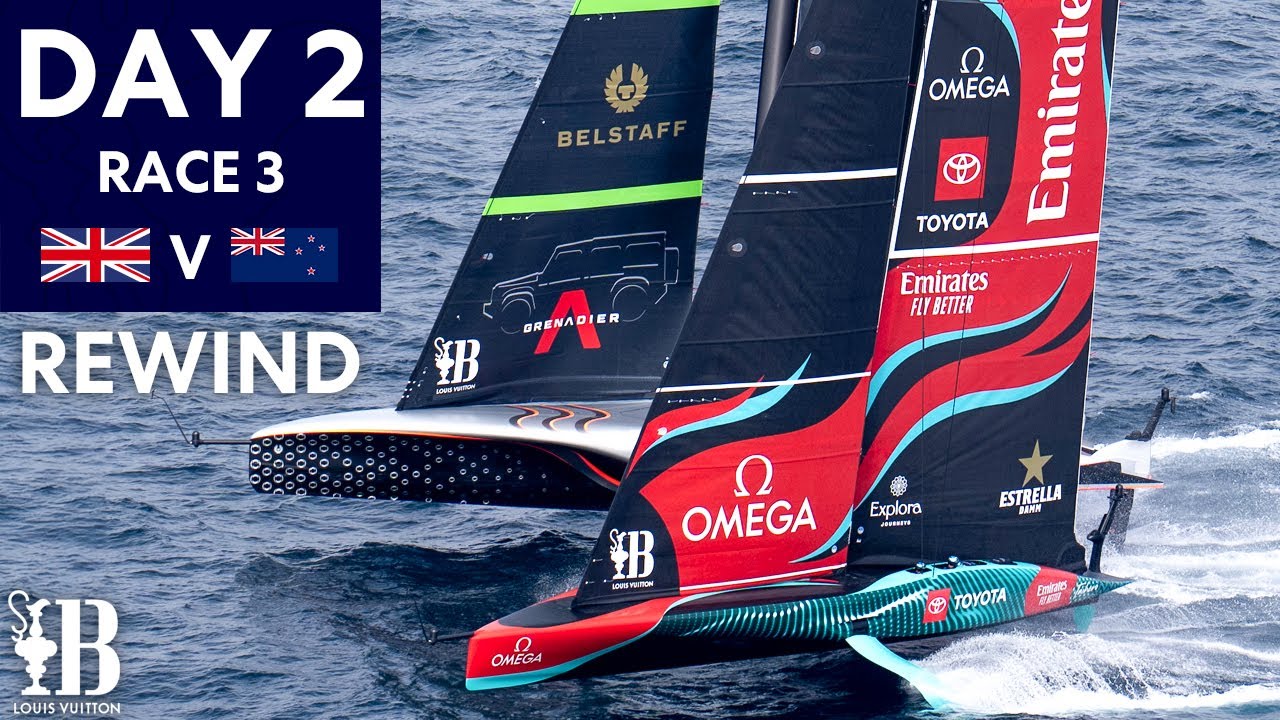 Start Box DRAMA! | 37th America's Cup Day 2 | Highlights Rewind
