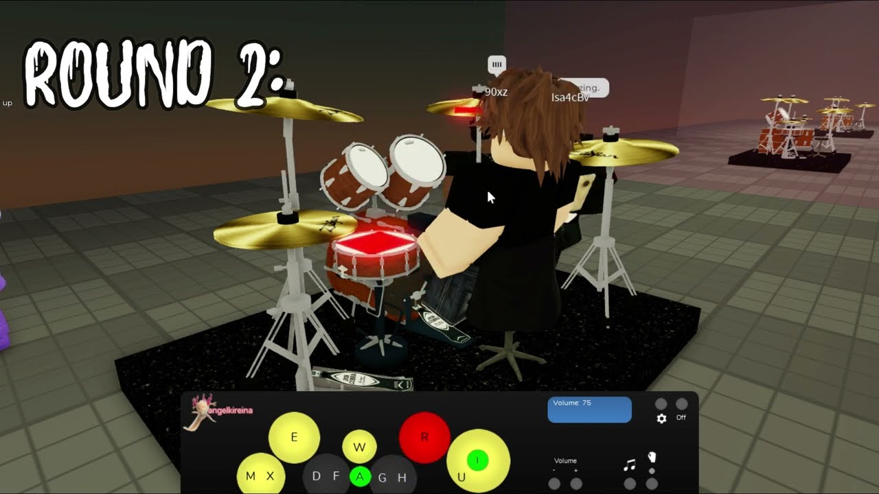 Roblox Drum Battle With Subscriber (Virtual Drums)