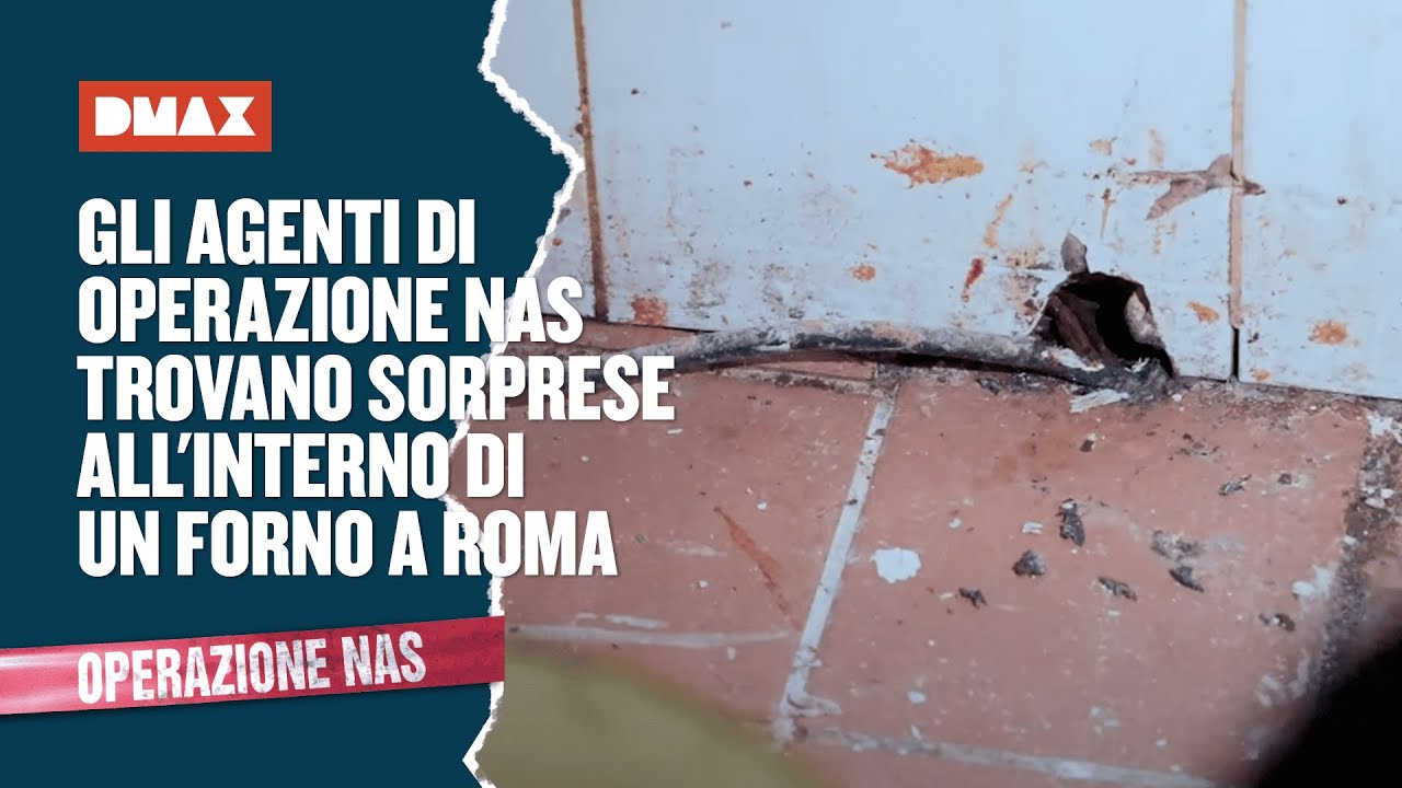 Gli agenti di Operazione NAS trovano sorprese all'interno di un forno a Roma