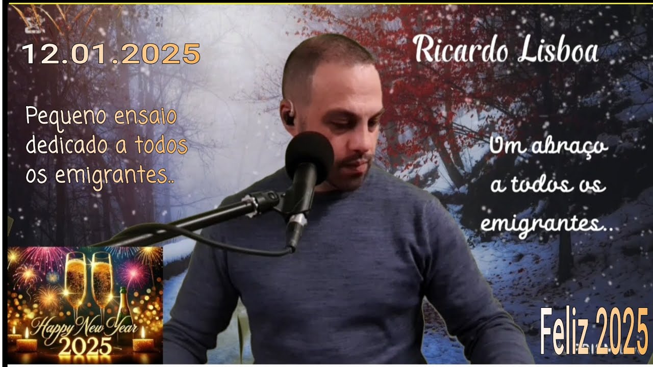 Ricardo Lisboa - 12.01.2025  Musicas de baile Portuguesas..  Dedicadas a todos os emigrantes