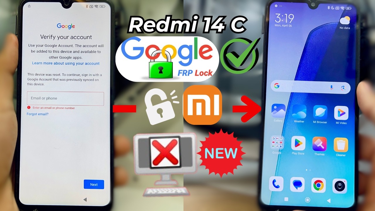 Xiaomi Redmi 14C FRP Bypass || HyperOS Android 14 (Without PC)