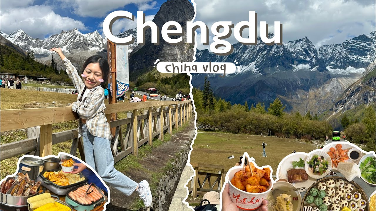 China Vlog | Chengdu trip, Bipenggou & Mount Siguaniang🏔, sichuan food🌶🐼🫧 | myminuster