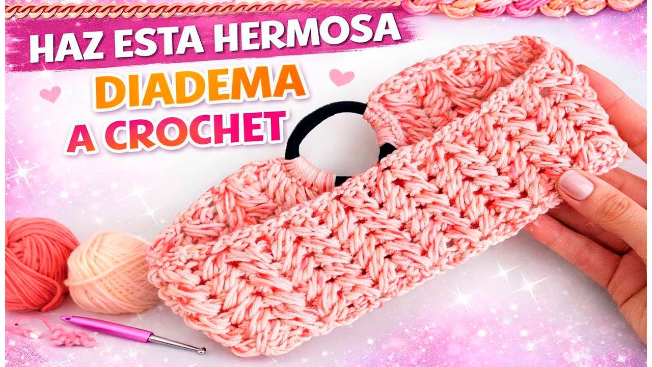🌈Que Belleza de Tejido! 😯 No pasa de moda | DIADEMA A CROCHET tutorial paso a paso