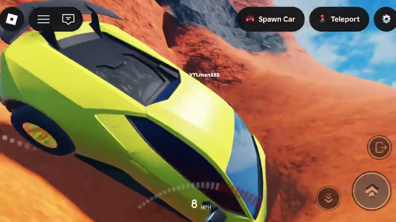 Which car can jump over the Grand Canyon???#roblox #cars #subscribe #canyon 