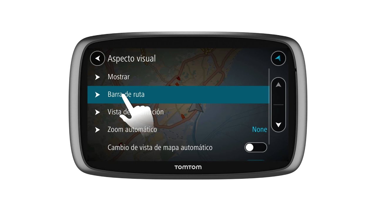 TomTom GO: Gestión de ajustes personales