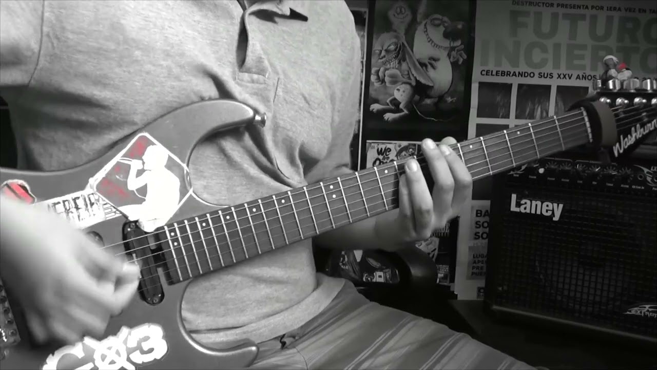 6 VOLTIOS ft. Nesio - Día Plástico ( Guitar Cover - Tutokore )