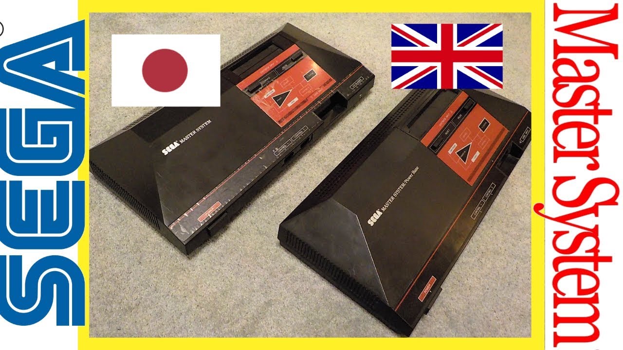 Japanese Master System MK-2000 quick comparison to PAL Sega Power Base