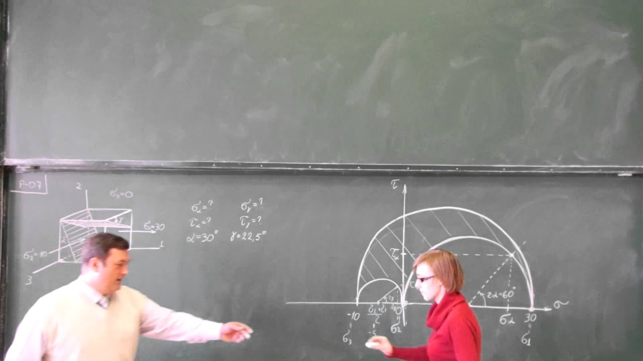 Сопротивление материалов. P-07 (круги Мора).