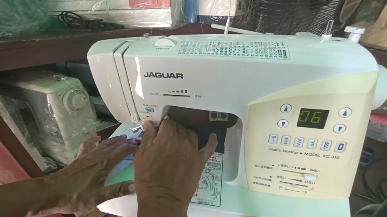 •How to use Jaguar KC-310 Sewing Machine: Actual Demo| Sowaib Hassan