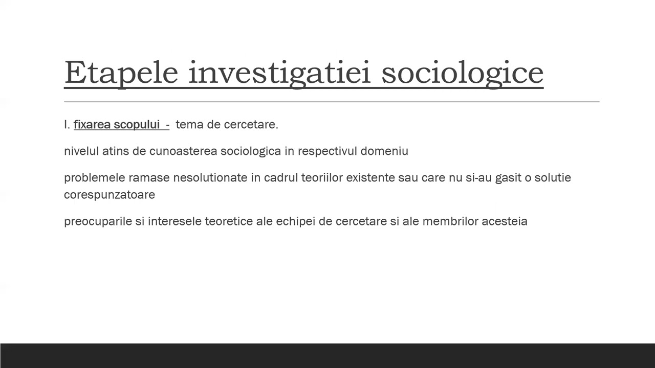 Metode de cercetare part I