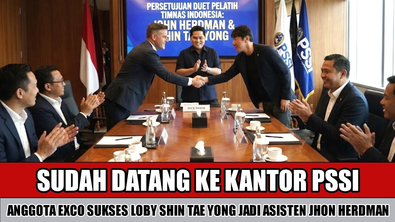 DIJEMPUT ANGGOTA EXCO PSSI~SHIN TAE YONG BERTEMU JHON HERDMAN SEPAKAT JADI ASISTEN TIMNAS INDONESIA