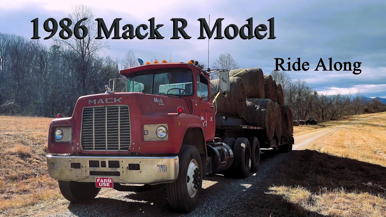 Red R Model Mack Back Hauling