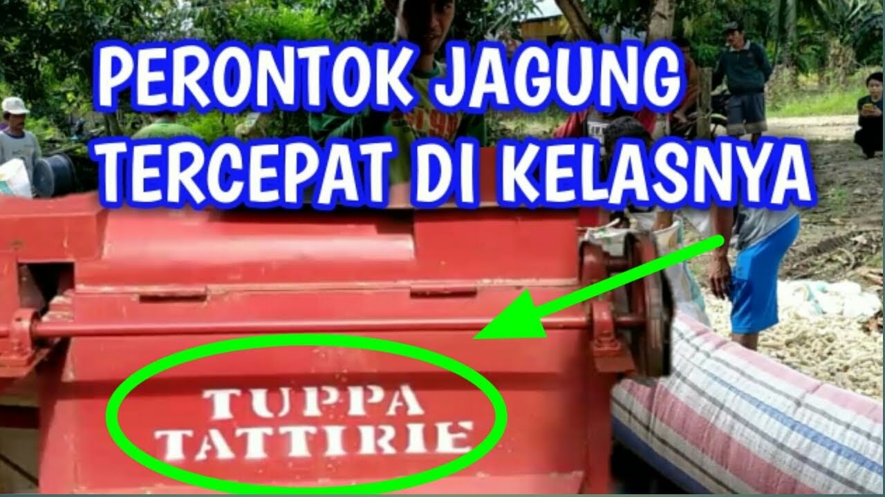 Mesin Perontok Jagung Mini Tercepat