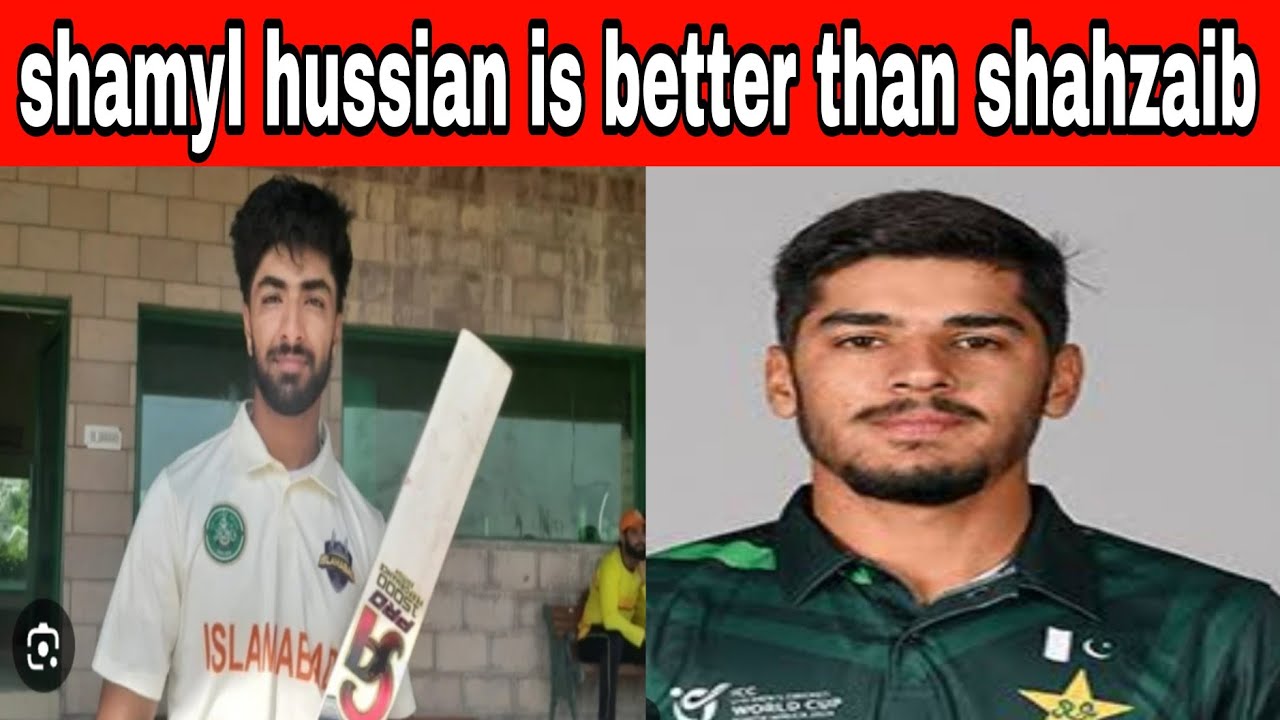 shamyl hussain is better than shahzaib khan in white ball cricket/sab kuch/yasir ansari/