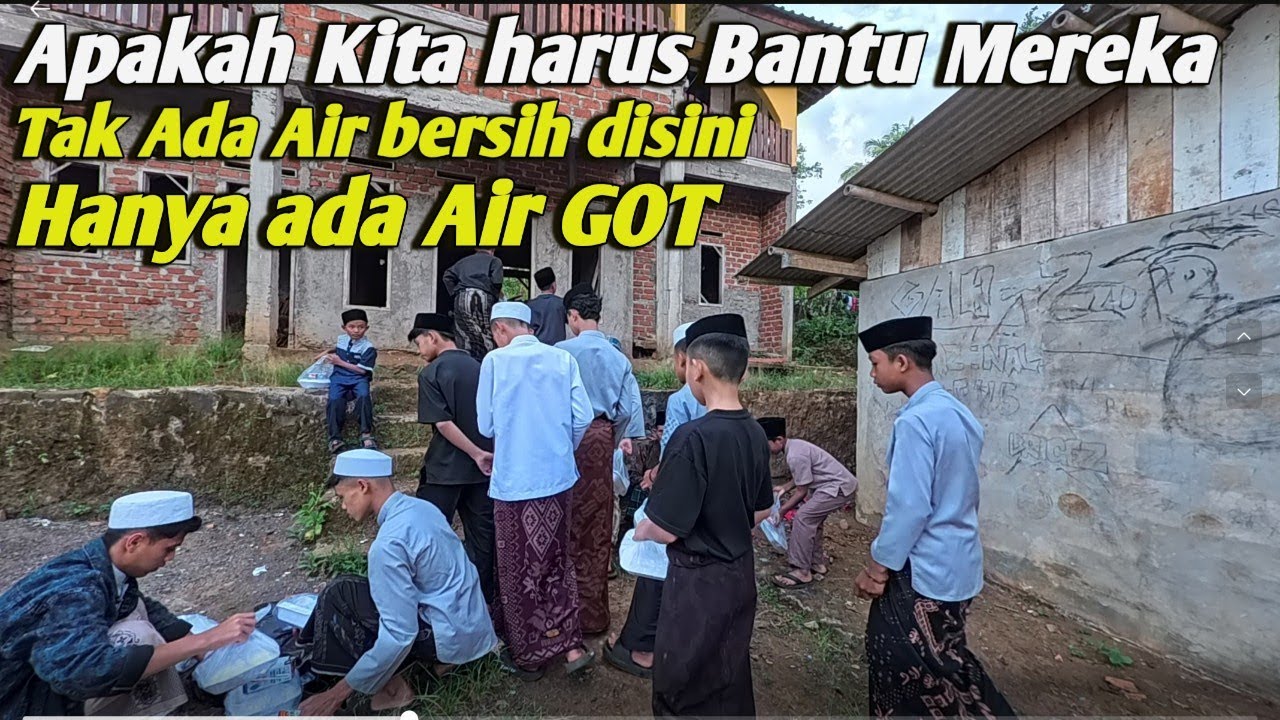 Miris, Pesantren ini Terpaksa pakai air selokan karena ini