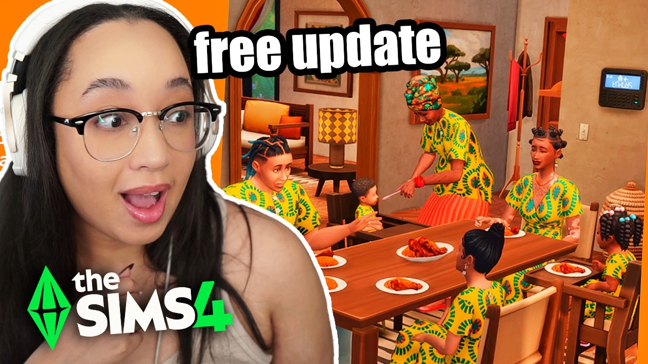 SIMS 4 BIGGEST UPDATE BRINGS NEW WEST AFRICAN ITEMS