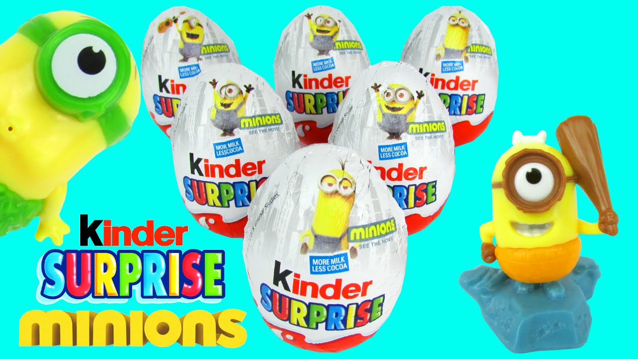 NEW KINDER SURPRISE EGGS MINIONS TOYS  COLLECTION KIDS VIDEOS