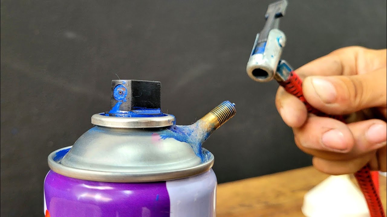 Como reaproveitar lata de tinta spray vazia