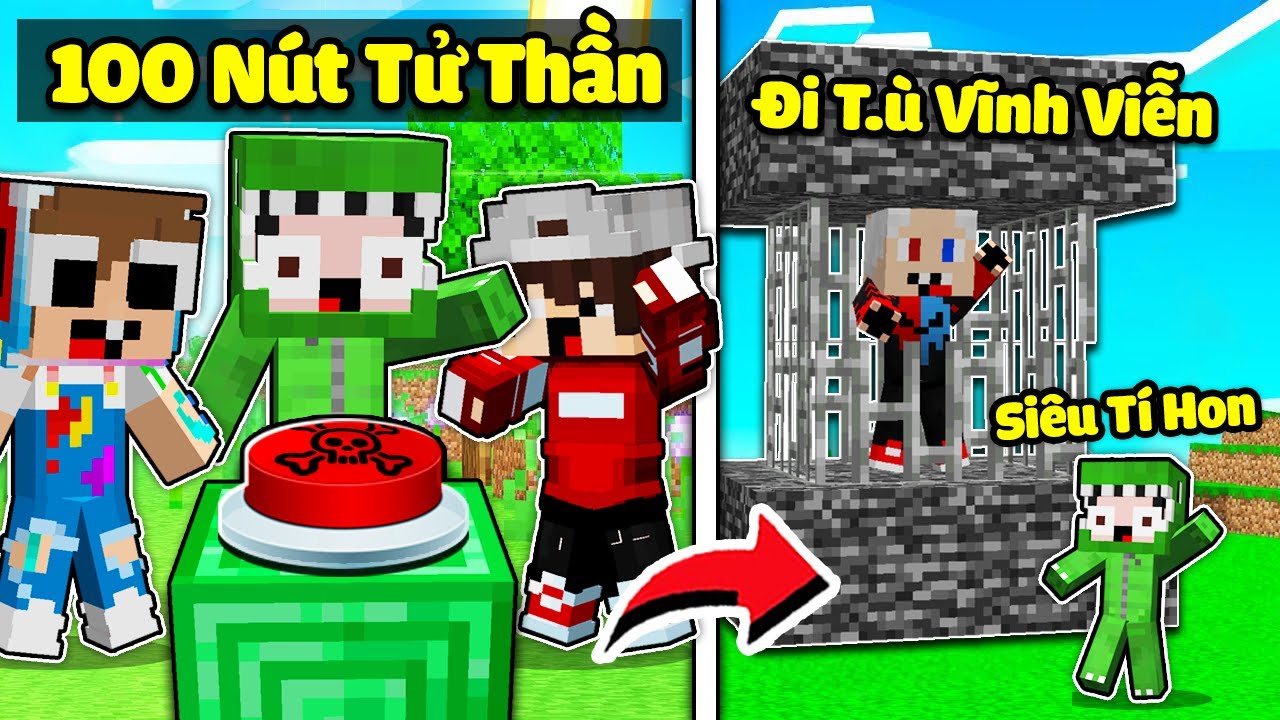 KHANGG BEDWARS THỬ THÁCH ẤN 100 NÚT TỬ THẦN ** KHANGG ẤN NÚT NHẬN ĐỒ VIP TROLL NOOB TEAM