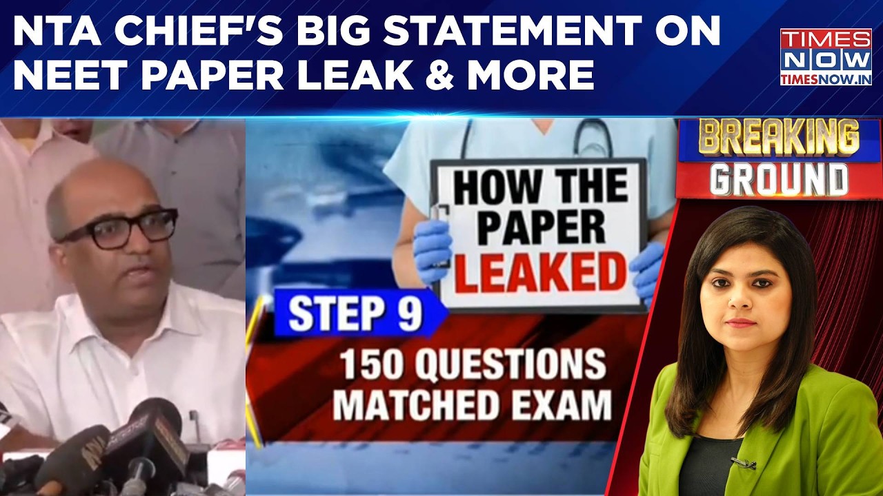 NTA Chief Briefs On NEET Paper Leak, Exam Cancellation; CBI Probes 'WhatsApp Fixing' & More | WATCH