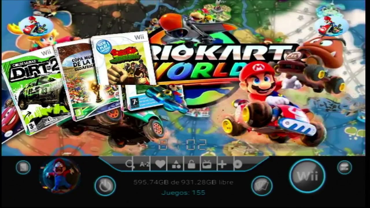 Tema Mario Kart para usb loader v4 0 r1283